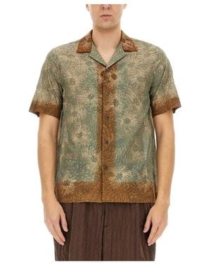 Dries Van Noten Short Sleeve Shirts - Green