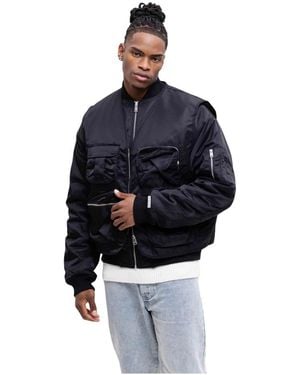 Off The Pitch Bomber Jackets - Azul