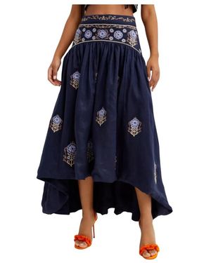Agua Bendita Maxi Skirts - Blue