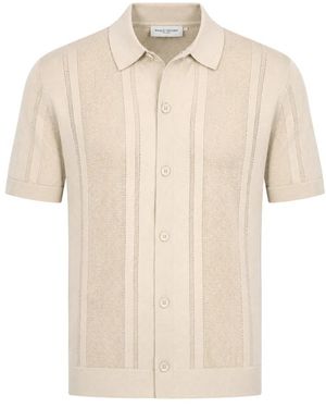Paolo Pecora Short Sleeve Shirts - Natural