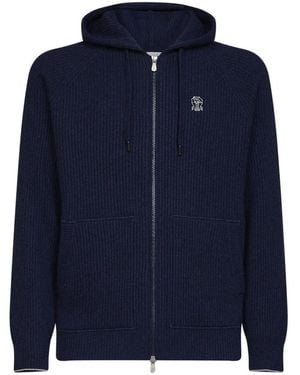 Brunello Cucinelli Cashmere Knitwear - Azul