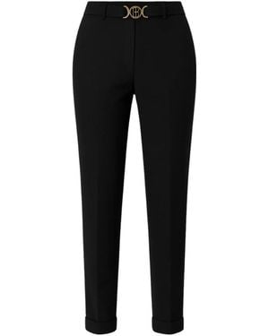 Fracomina Slim-Fit Pants - Black