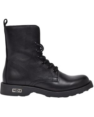 Cult Lace-Up Boots - Nero
