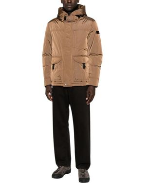 Peuterey Jassen ,Bruin ,Winter Jassen - Zwart
