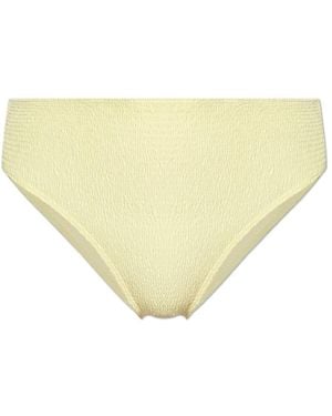 Tory Burch Gesmoktes Bikinihöschen - Gelb