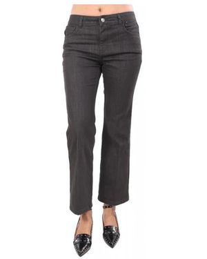 Marella Straight Jeans - Negro