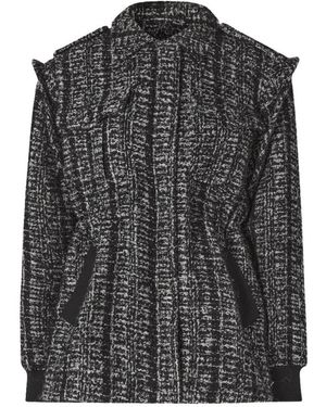 CLOEYS Jassen ,Zwart ,Tweed Omkeerbare Tweedjasje Vest - Grijs