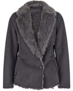 Urbancode Faux Fur & Shearling Jackets - Gris