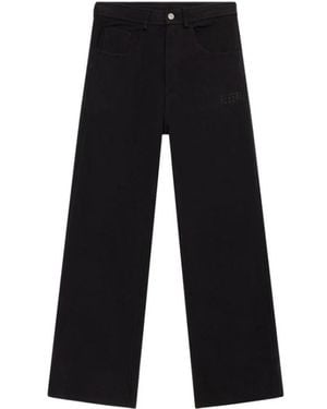 MM6 by Maison Margiela Wide Trousers - Black