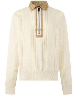 DIESEL Round-Neck Knitwear - White