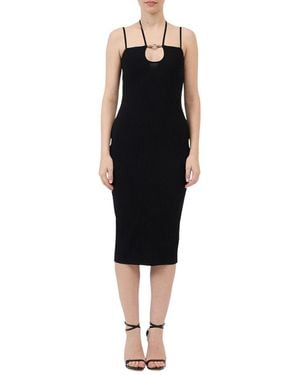 Just Cavalli Midi Dresses - Black