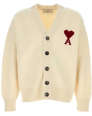 Ami Paris Cardigans - Natur
