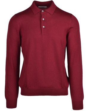 Gran Sasso Round-Neck Knitwear - Red