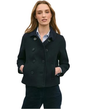 Brooks Brothers Double-Breasted Coats - Black