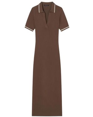 ARMANI EXCHANGE Midi Dresses - Brown