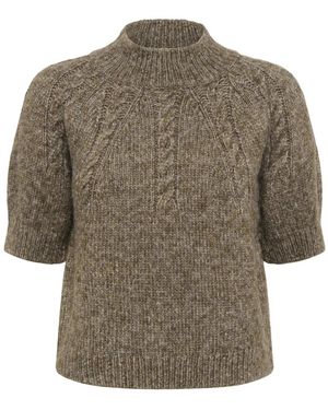 Kaffe Rollkragenpullover - Braun