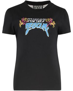 Versace Jeans Couture T-Shirts - Black