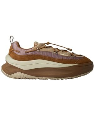 Moon Boot Chunky Sole Lace-Up Sneakers - Braun