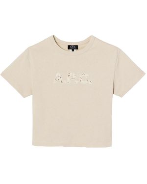 A.P.C. T-Shirts - Natural