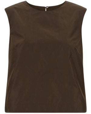 P.A.R.O.S.H. Sleeveless Tops - Brown