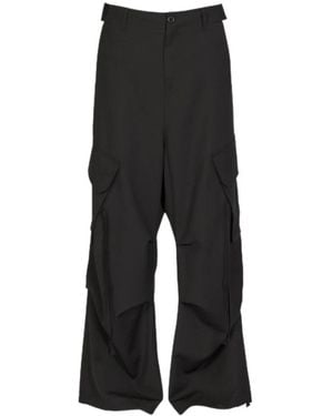 Isabel Benenato Wide Trousers - Noir