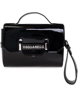 DSquared² Handtas Met Logo - Zwart