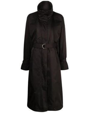 Moncler Jassen ,Zwart ,Polyester Tourgeville Trenchcoat