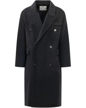 Amaranto Double-Breasted Coats - Noir