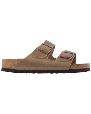 Birkenstock Sliders - Brown