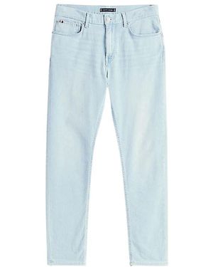 Tommy Hilfiger Blaue Slim Fit Jeans Mit Ausbleichungen