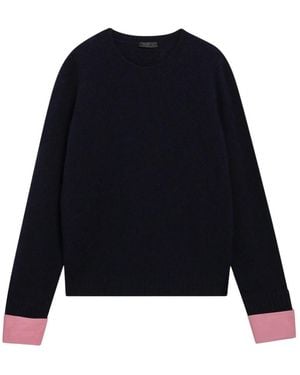 Prada Round-Neck Knitwear - Blue