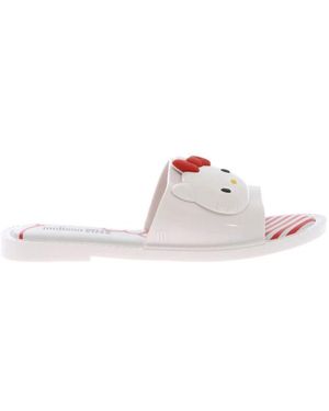 Melissa Schoenen ,Wit ,Slipper + Hello Kitty - Roze