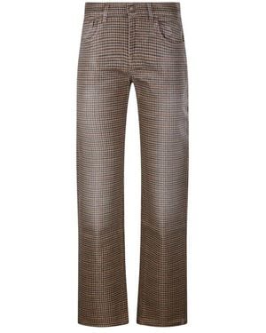 7 For All Mankind Calie Rechte Jeans - Grijs