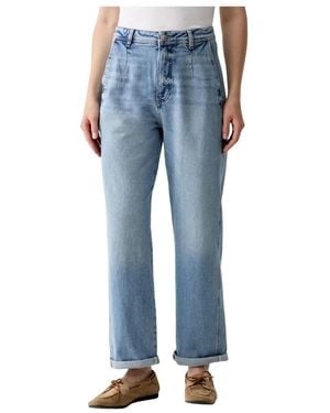 Mos Mosh Jeans ,Blauw ,Katoen Sandie Ray Jeans