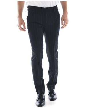 Daniele Alessandrini Slim-Fit Trousers - Blue