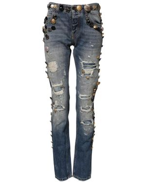 Dolce & Gabbana Skinny Fit Jeans - Blue