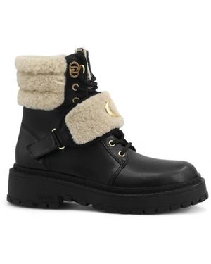 Liu Jo Lace-Up Boots - Black
