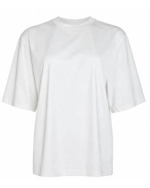 Rohe Tops ,Wit ,Katoen Oversized T-Shirt