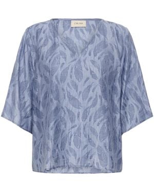 Cream Overhemden ,Blauw ,Blouses & Shirts