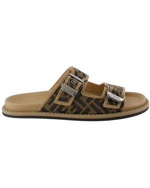 Fendi Sliders - Brown