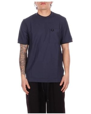 Fred Perry T-Shirts - Blau