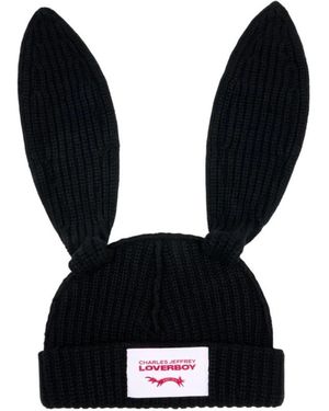 Loverboy by Charles Jeffrey Beanies - Nero