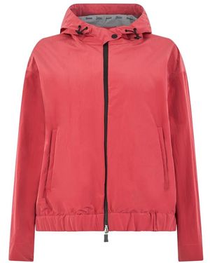 Herno Lichte Jas Met Capuchon - Rood