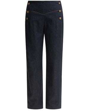 Ines De La Fressange Paris Straight Pants - Blue