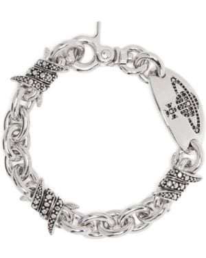 Vivienne Westwood Antikes Platin-Armband - Mettallic