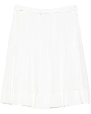Low Classic Short Skirts - Blanco