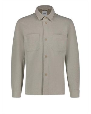 GAUDI Jassen ,Wit ,Katoen Overshirt Jacket - Grijs