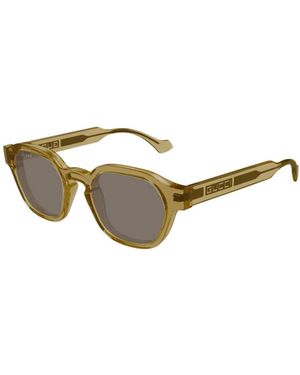 Gucci Stylische Sonnenbrille Für Den Täglichen Gebrauch - Natur