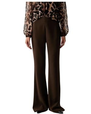Twinset Wide Trousers - Negro