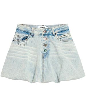 Desigual Fal_Globo Minirock - Blau